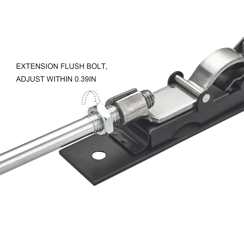 TOGU 2 Pack Solid Lever Extension Flush Bolt Latch Slide