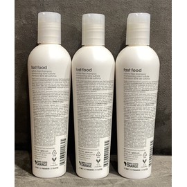 A&G (3) PACK!!! AG MOISTURE FAST FOOD SULFATE FREE MOISTURIZING HAIR SHAMPOO 8 OZ EA