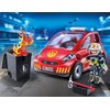 Playmobil 9235 City Action Firefighter with Car,MultiColor