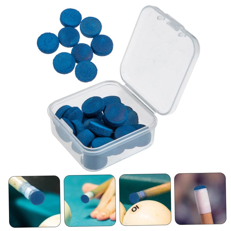 Sosoport 150pcs Billiard Tips Replacement Tips for Pool Cues Portable