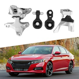 EWLSAC 4 PCS Engine Motor Mount and Trans Mount Suitable for Honda Accord 2018-2022 1.5L Automatic Transmission Replacement for 50850TVAA11 50880TVAA11 50890TVAA11 50850TVAA12