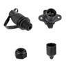 BEIJISTAR 3-Pin Plug and Socket, 3-Pin Plug Socket 12 V