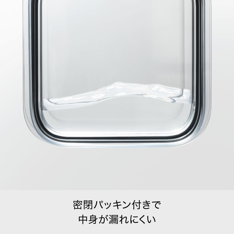 ライクイット (like-it) キッチン収納 プラスチック 密閉 保存容器 Sサイズ4個組 クリア FC-030 冷凍保存可