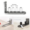 TeTupGa 2 Pack Sliding Barn Door Floor Guides, Flush Sliding