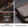 LETEULO Women's Large Leather Purse, Large Multiple Compartments with 18