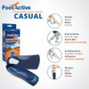 Footlogics Unisex Casual 3/4 Length Orthotic Insoles, Large