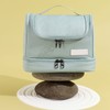Travel Toiletry Bag Multiple Compartments Large Capacity Zipper Closure Wet