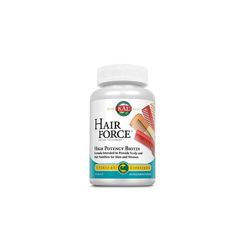 KAL Hair Force, Veg Cap (Btl-Plastic) | 60ct