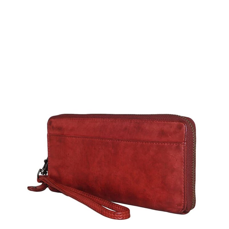 Bear Design Cow Lavato Dames Wallet CL15882 Red, Red X