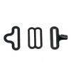 50 Set Bow Tie Hardware Clips Fasteners to Make Adjustable
