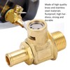 F110N Engine Oil Drain Valve with LC‑10 Lever Clip 3/8‑18