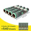 10-Inch Mega Lint Roller Refills, 6 Rolls, 540 Sheets