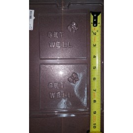 Candy Get Well Zodiac Plaque Card Chocolate Plastic Candy Soap Mold  LOP G-16