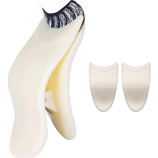 JIRFZUY Eyelash Auxiliary Clip (3PCS), 35mm Wide Magnetic Eyelash Applicator