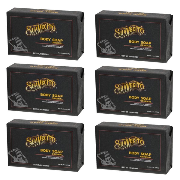 Suavecito Body & Hand Soap Bars Moisturizing With Masculine Original