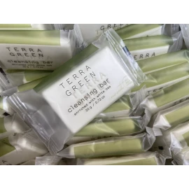 Terra Green 100 Pk Terra Green Cleansing Bar Enriched w/ White Tea 0.72oz Each Travel Size