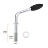 ECSiNG 2pcs M12 Jockey Wheel Clamp Extended Handle Compatible with