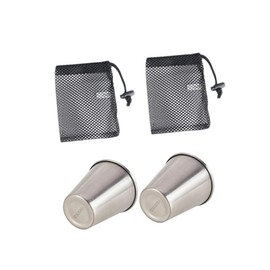 LABRIMP Stainless Steel Wine Cups Portable Non Bottom Easy to Clean Suitable for Kinds of Drinks for Outdoors
