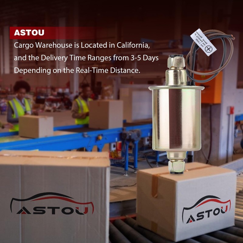 ASTOU E8012S Universal Low Pressure 5-9 PSI Electric Fuel Pump