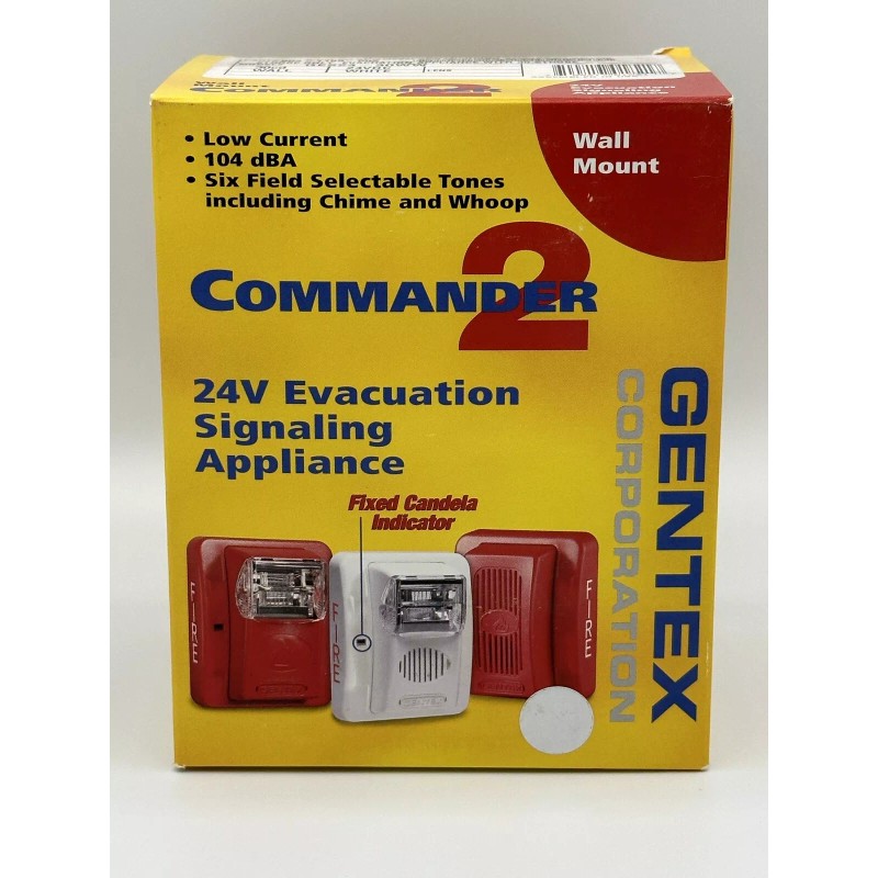 Gentex NEW Gentex Commander 2 GES24-30WW Wall Mount 30CD Fire