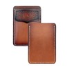 TOURBON Chest Pocket Pen Holder Genuine Leather Guard Tool Pen