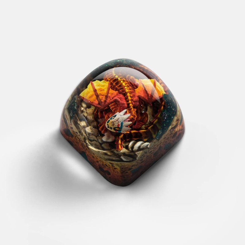 Dwarf Factory Gnarly Drakon Kirin Artisan Custom Keycap Premium
