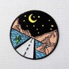 Long Way Under Starry Night Explore Outdoor Patch Embroidered Badge