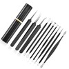 10pcs Pimples Needles Carbon Steel Portable Blackheads Removal Multifunctional Face