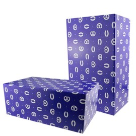 Bavariashop Gift Box for Self-Filling, Sturdy Cardboard in Bavarian Design