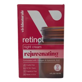 Crema Nocturna Retinol Vividnaturals Rejuvenece E Hidrata                                                                                             