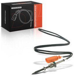 Frankberg Exhaust Gas Temperature Sensor for Exeo Caddy III T-o-u-r-a-n 1.9L 2.0L Diesel 2003-2012, 1x Exhaust Gas Temperature Sensor, After Soot Particulate Filter, 03G906088F, 7451937, Automotive,