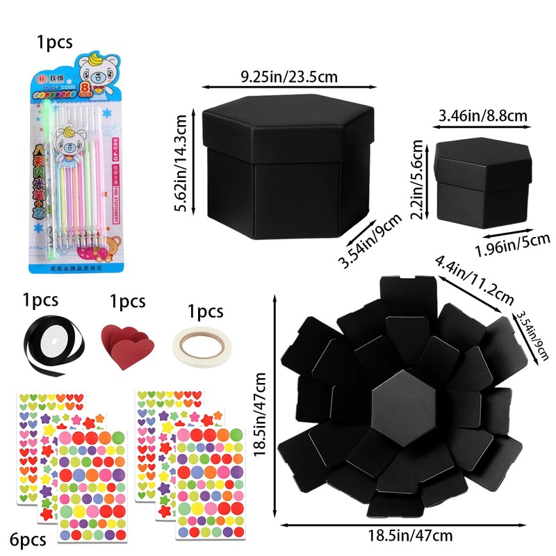 Explosion Box Surprise Box Birthday, Mystery Box DIY Gift, Surprise