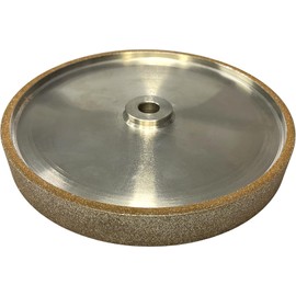 CBN Grinding Wheel 6" 320 Grit, 1" Wide, 5/8" Arbor, Premium Steel Compatible with Various 6" Bench Grinders(6", 320 Grit)
