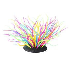Artificial Sea Anemone Coral Soft Silicone Simulation Luminous Sea Anemone Coral for Aquarium Fish Tank Decoration