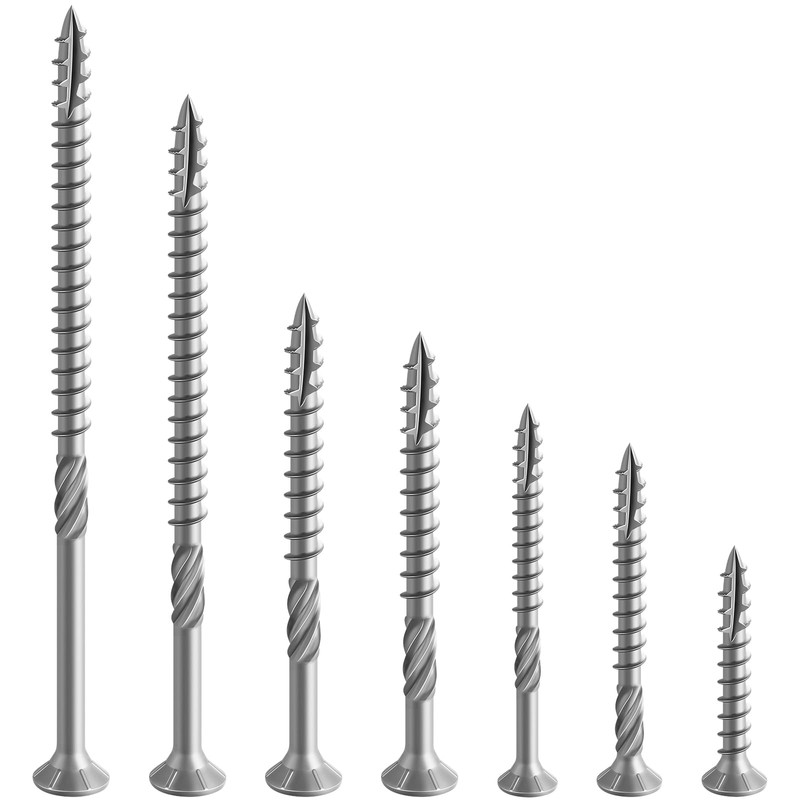 Wensilon #10 * 4" 304 Stainless Steel Deck Screws, (115pcs)2