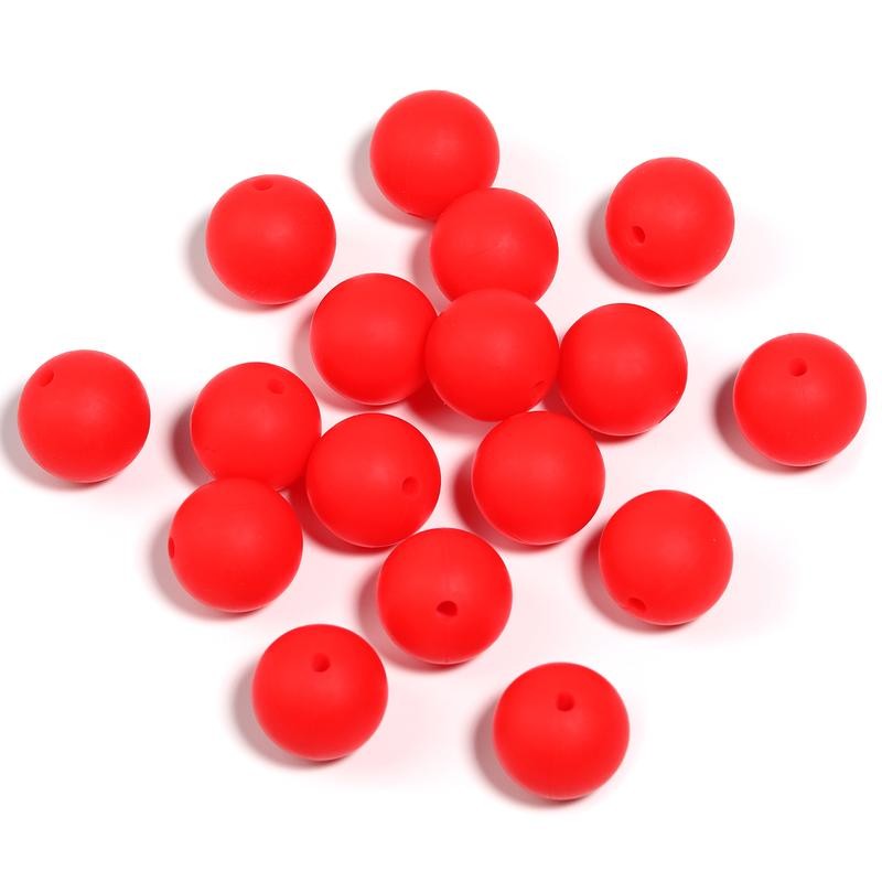 【B170】 Beads for DIY Projects: 15mm Round, Mixed Color, 30Qty