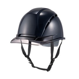 TOYO Venteeo Helmet with Ventilation, Navy Blue (Smoke), Styrene Liner Included, NO.393F-S