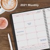 2021 Monthly Planner by AT-A-GLANCE, 8" x 10", Large, Black