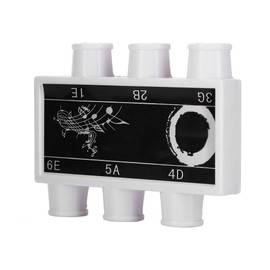 Afinador de Guitarra Eujgoov Pitch Pipe 6 Tonos E B G D A E con Estuche para Guitarra Eléctrica Acústica