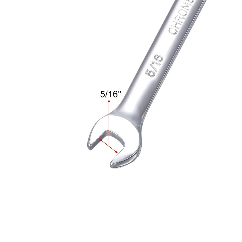 sourcing map 5/16 Inch Ratcheting Combination Wrench SAE 72 Teeth