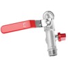 90 Degree Double Valve Water Tap 1/2" Brass Faucet Home