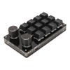 Mini 12 Key Keypad with 2 Knob Blue Switch DIY