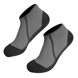 zhongguoqiaomao Neoprensocken Damen Herren 3mm Tauchsocken Thermosocken Neopren Socken mit Anti-Rutsch Partikeln für Herren und Damen Geeignet zum Tauchen Schnorcheln Schwimmen Kanufahren Beachvolleyb