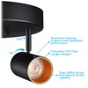 LEONLITE 36W 5CCT 3 Light LED Directional Ceiling Spotlight Fixtures,