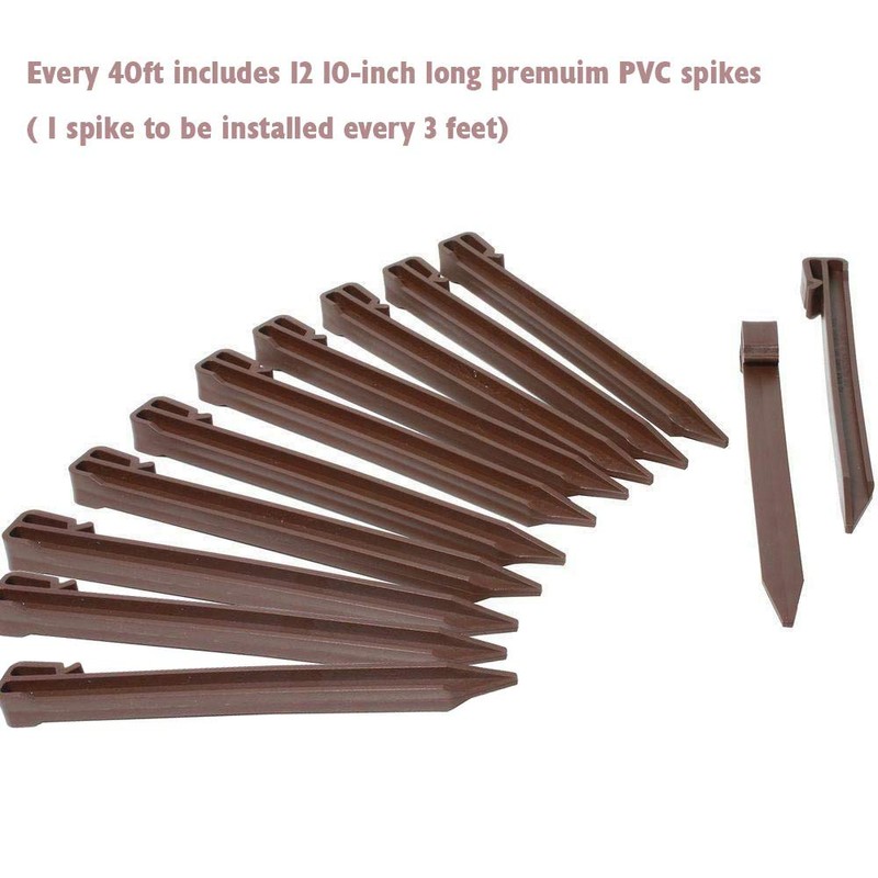 Landscape Edging Coil Kit 4 Inch High Terrace Board with