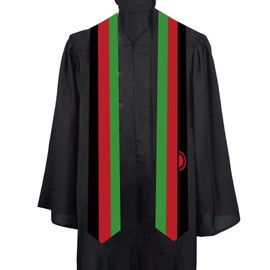 ASETKAT Malawi Country flags Graduation Stole scarf class of 2025 Graduation Sash for Study Aboard International Students