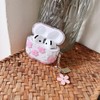 MINSCOSE Compatible with AirPods 4 Clear Case,Cute Cartoon Flower Pattern