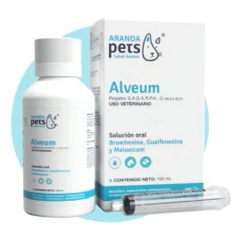 Aranda Pets Alveum Jarabe Tos 100 Ml Expectorante Mucolítico