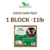 Organic 11 lb Compressed Coco peat Block is a high-Performance,