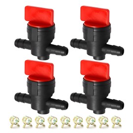Aynaxcol 494768 4PCS Fuel Shut Off Valve, 1/4 Inch Inline Gas Small Engine Shut-off Valve Replacement for SV470, SV471, SV480, SV591, Repalce 698181